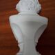 Buste Beethoven biscuit porcelaine pied douche