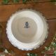 Large antique pedestal salad bowl in Gien earthenware.