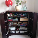 Mahogany bar cabinet