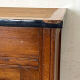 Parisian sideboard with vintage sliding doors 50's