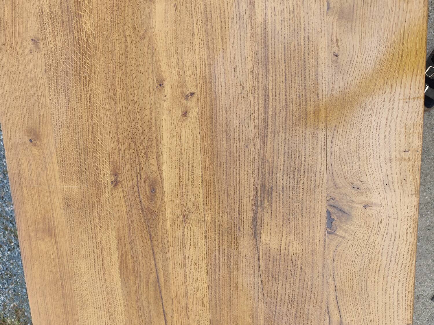 Duo XXL farmhouse table 320 cm oak spindle legs