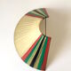 Wall light vintage 50's 60's shade with scoubidou straps