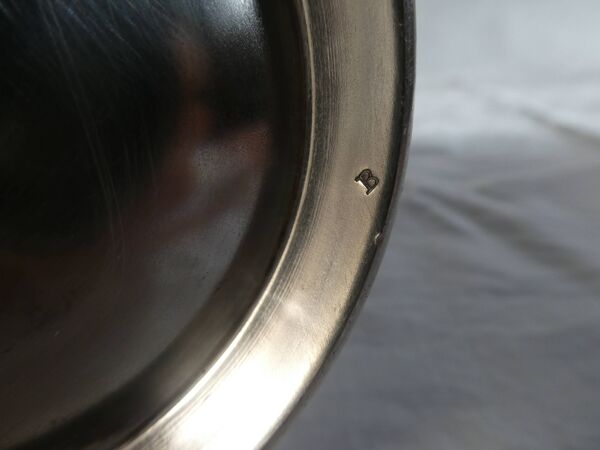 Théière Christofle, verseuse cafetière metal argenté XIXe art nouveau