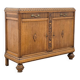 Elegant carved oak sideboard in Renaissance style from the 1930s