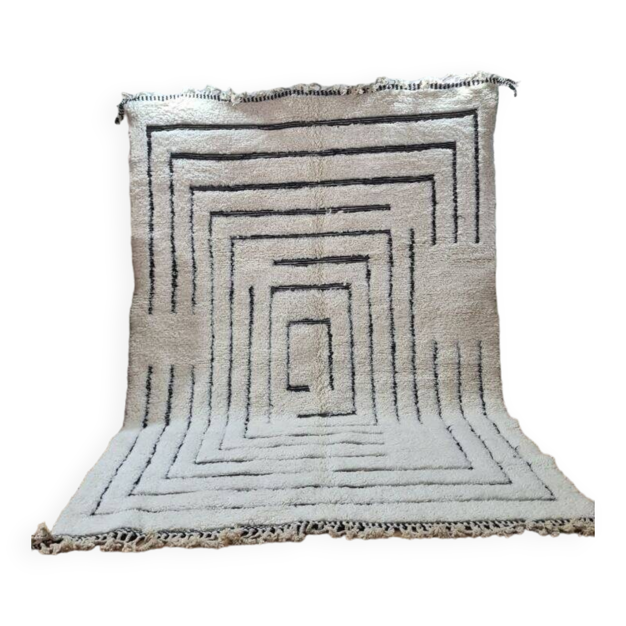 Handmade Beni Ouarain rug 300x200 cm
