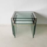 Ensemble de trois tables gigognes T35 de Galotti & Radice 1975