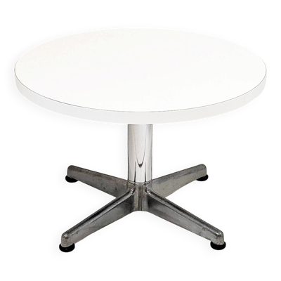 Table basse vintage 1960 formica aluminium acier chrome dlg eames 60s 1960s