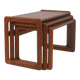 Set of Danish nesting tables in teak, 1960s