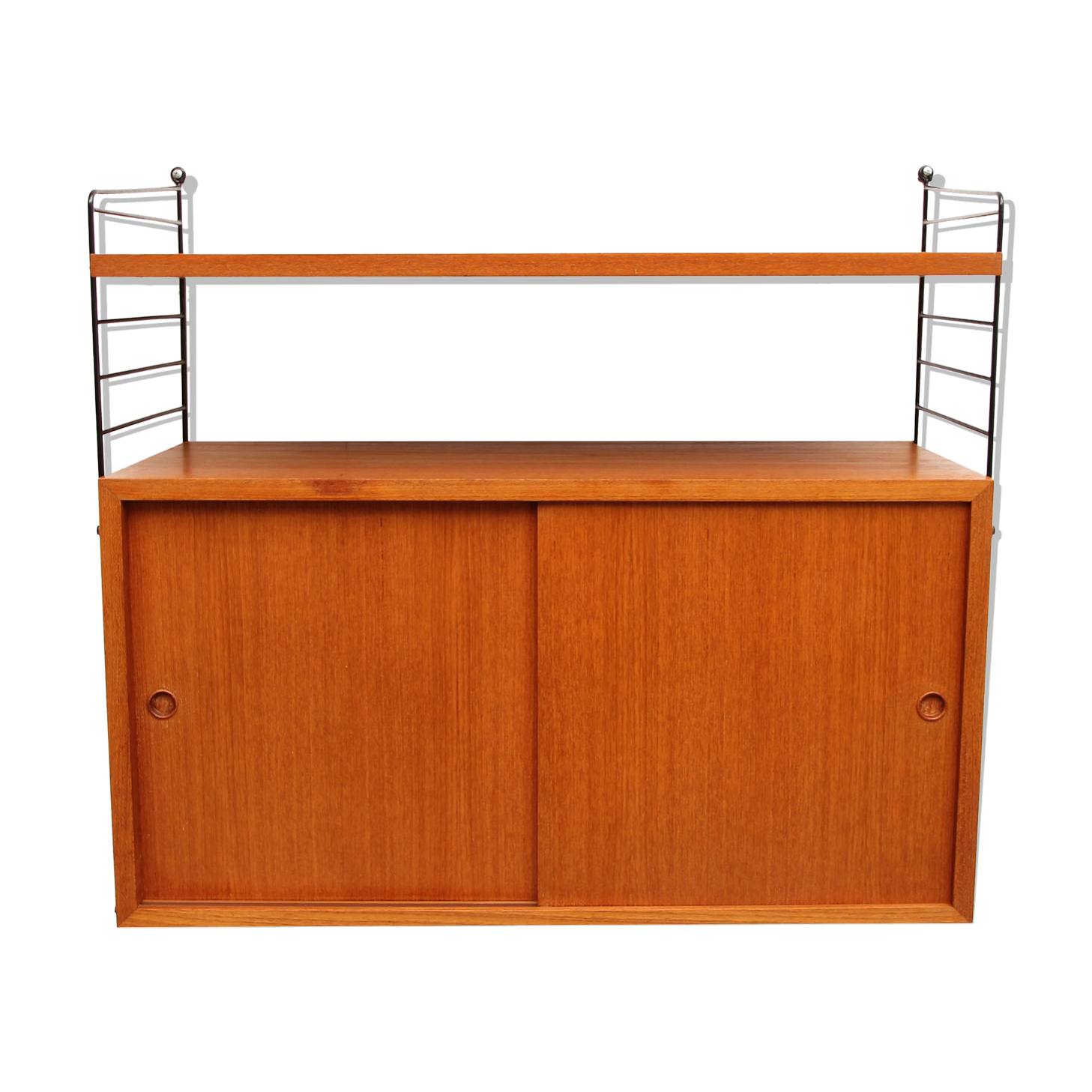 60s string wall unit in teak