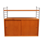 60s string wall unit in teak
