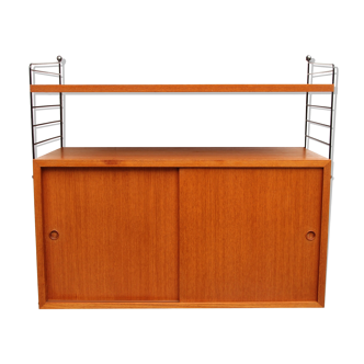 60s string wall unit in teak