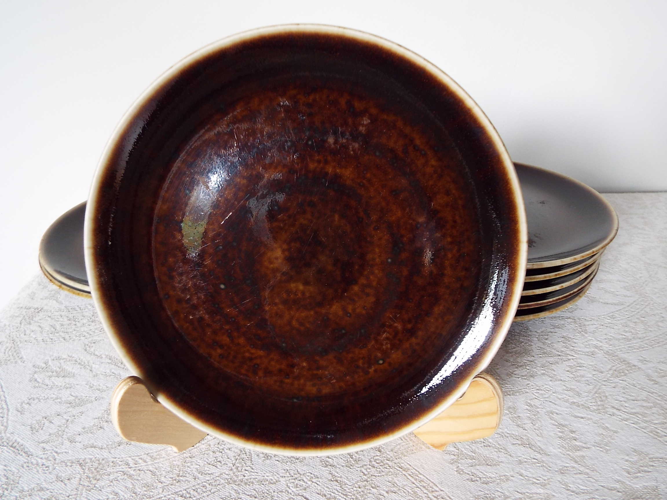 8 Nancy CNP stoneware dessert plates