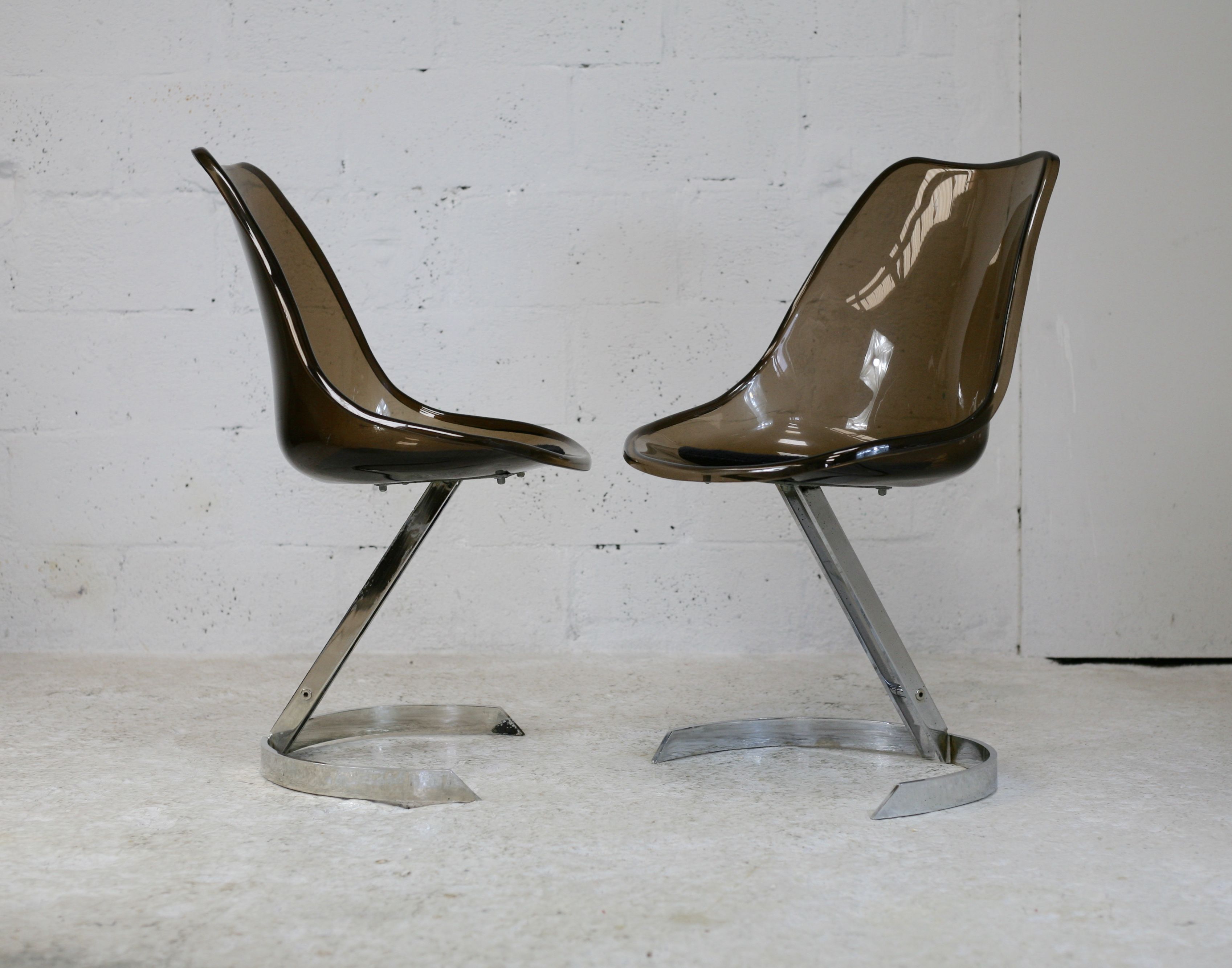 Pair of "space age" chairs
