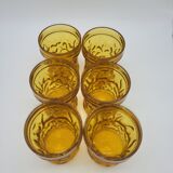 Bahia amber glass lemonade serving in its original box