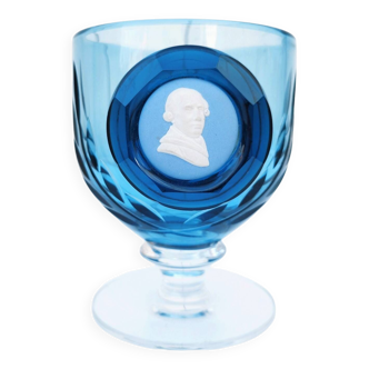 Wedgwood Medallion Glass Chalice Glass
