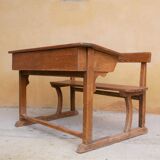 Schoolboy desk desk vintage desk in solid wood