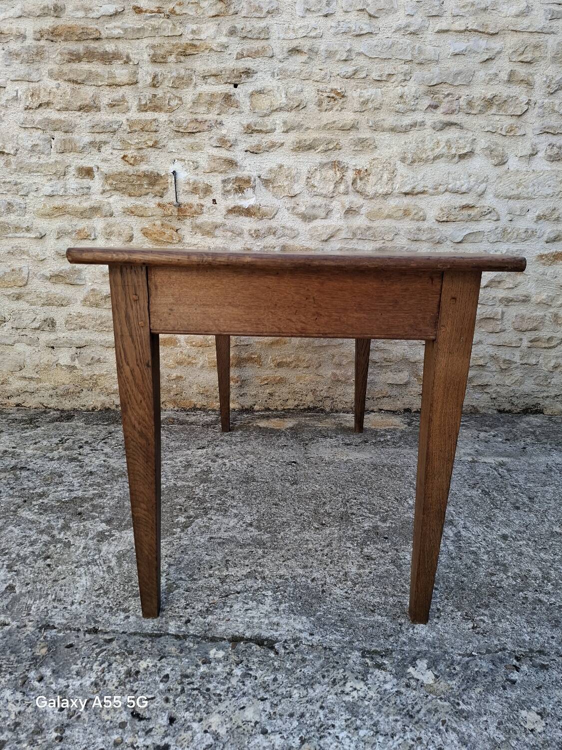 Oak farmhouse table