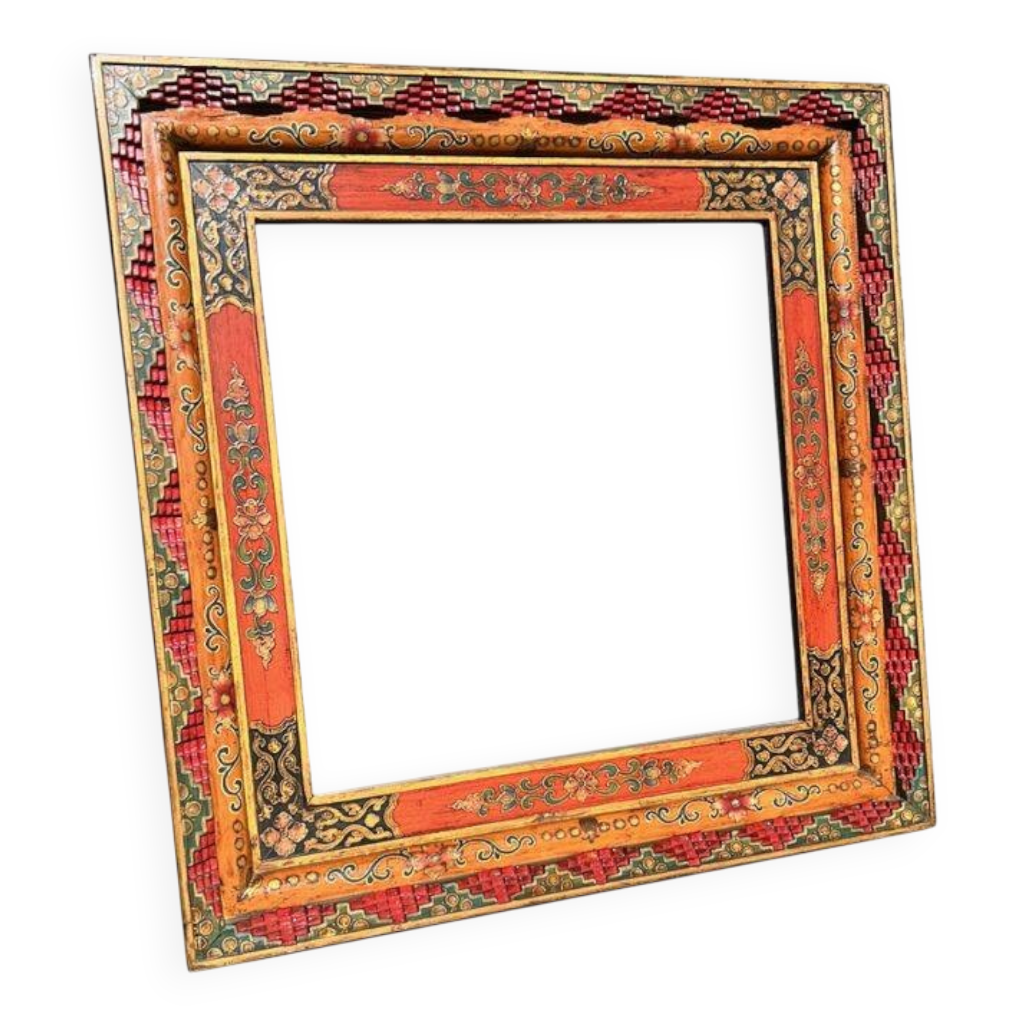 Miroir tibétain 90x90