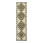 Turkish Handwoven Vintage Herki Kilim 90 cm x 310 cm