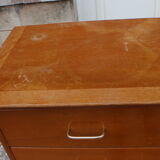 Vintage compass foot dresser