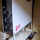 Large Prestcold brand bar fridge or store cooler in oak