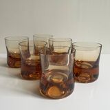 Amber Whiskey Glasses