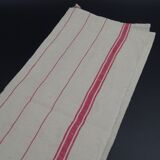 Lot of two old linen towels - Bragard Etiquette in Epinal - circa 1920-1930