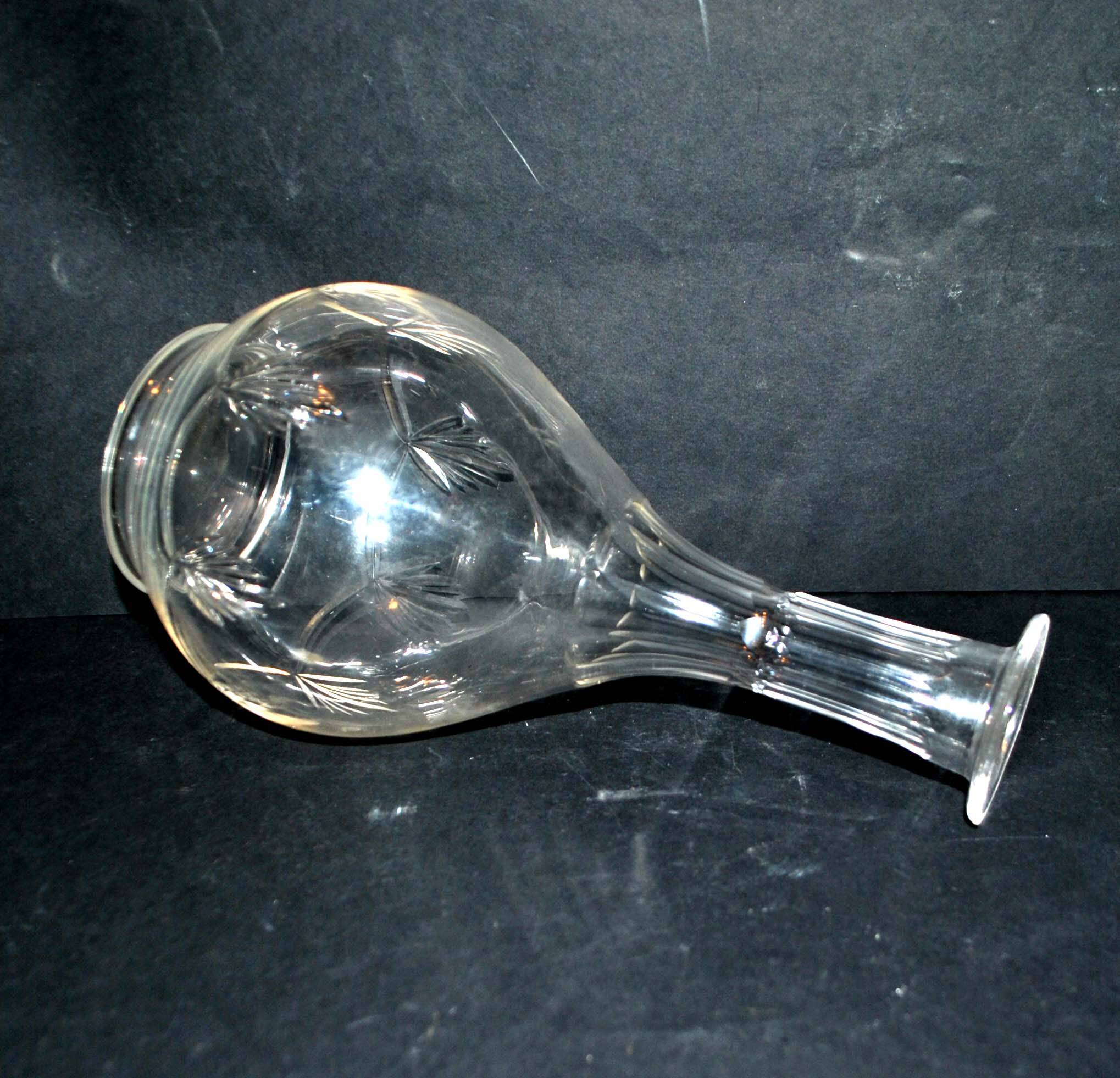 Vintage wine carafe in cut crystal 24.5 cm