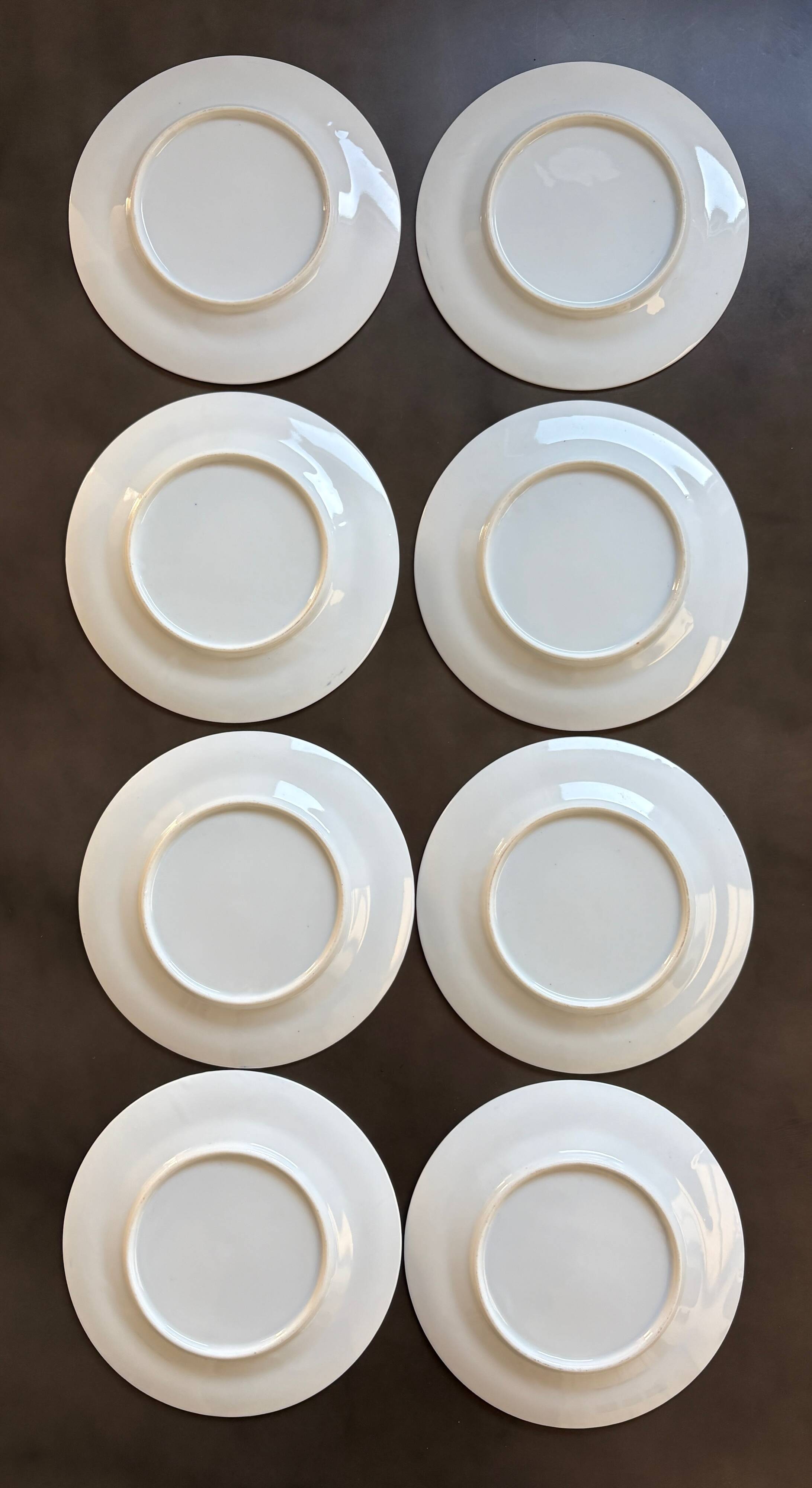 8 dessert plates with Japanese cherry blossom design