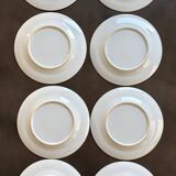 8 dessert plates with Japanese cherry blossom design