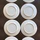 8 dessert plates with Japanese cherry blossom design