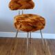Pelfran orange brown chair in the 1960s
