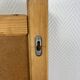 Brutalist XL mirror, solid pine, chalet style.