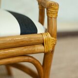 Vintage bamboo chairs, 1970s, set of 6