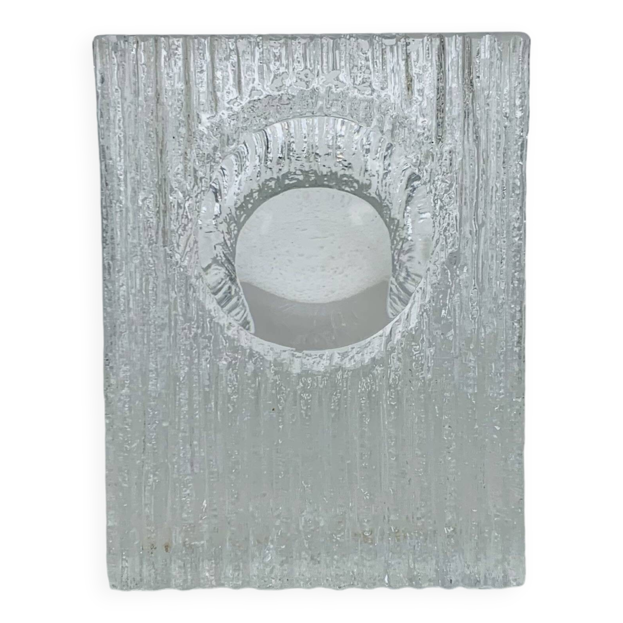 Daum vase, Cratère model, crystal, 1970s