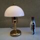 Modernist lamp vintage 70 Murano glass & brass