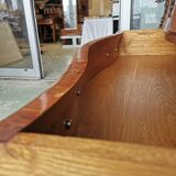 Chest of drawers tomb 1950's style louis xv inlaid