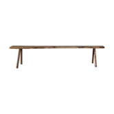 Primitive oak bench