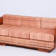 Art Deco Walnut Sofa by J. Halabala for Up Zavody, Czech, 1930s