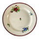 round dish Villeroy & Boch La Louvière Belgian manufacture in Iron Earth early twentieth century