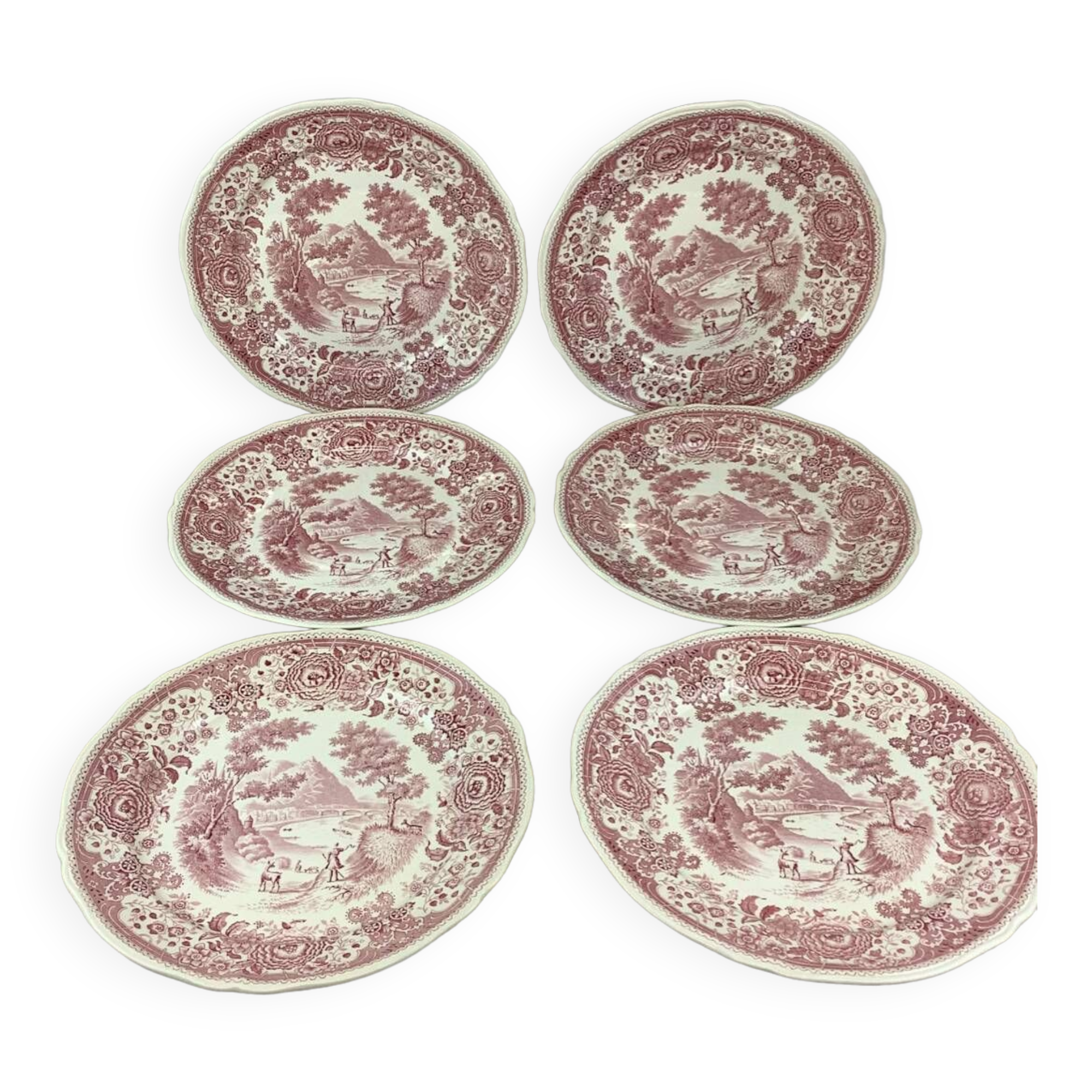 6 Villeroy and Boch Dinner Plates