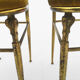 Paire de chaises en laiton, style Chiavari