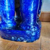 Pair of 20th century ceramic elephant stools