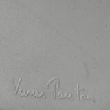 2 Verner Pantone - Vitra white chairs