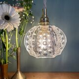 Vintage glass suspension globe