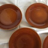 8 vintage dessert plates