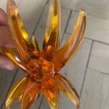 Space age lucite candle holder