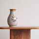 'Skaldyr' Vase Craquelé and Gold by Thorkild Olsen for Royal Copenhagen, 1930s