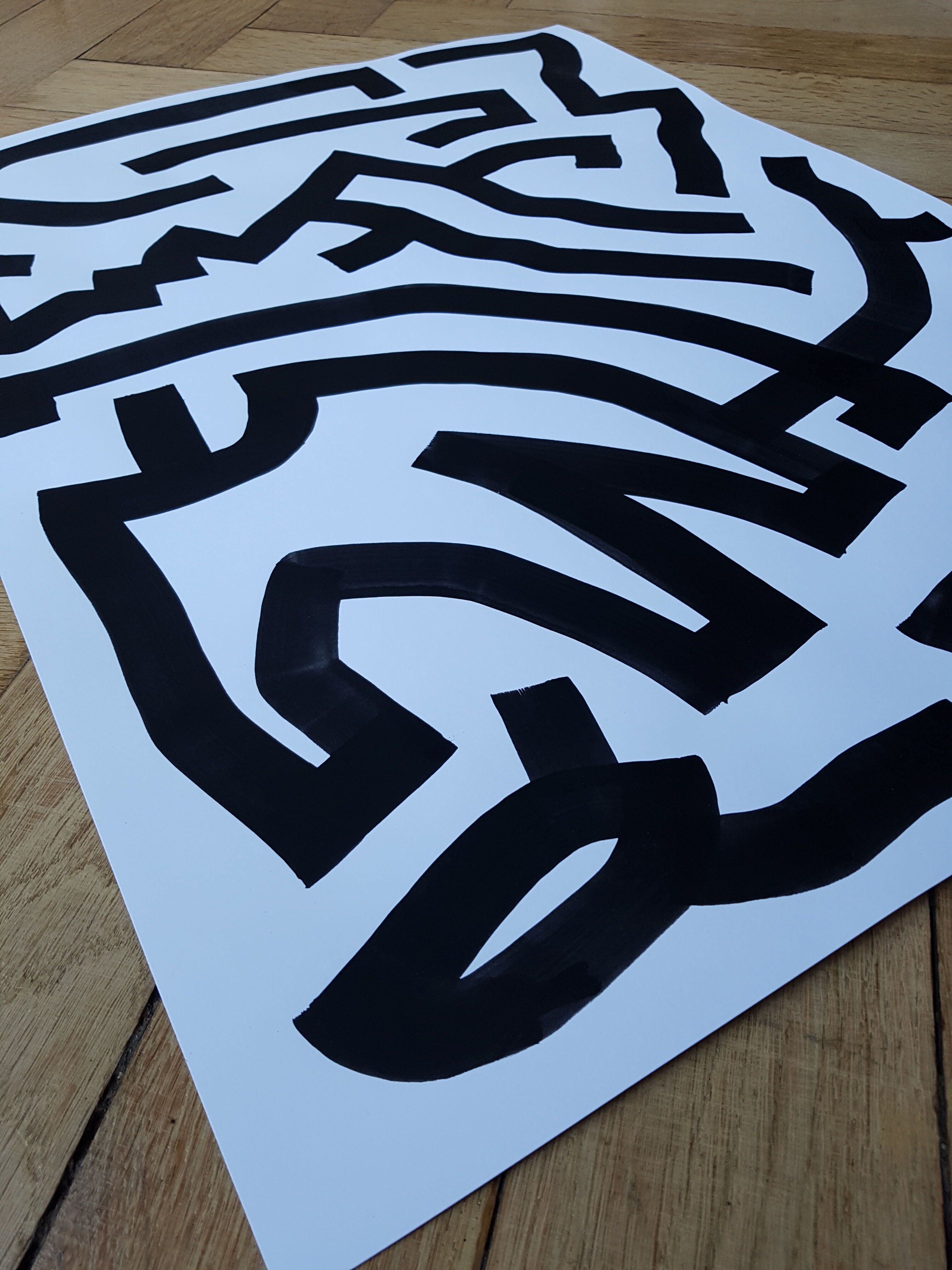 Painting on paper - "Choice"