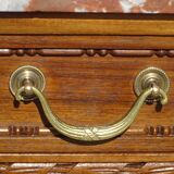 Art Deco buffet in walnut and marble